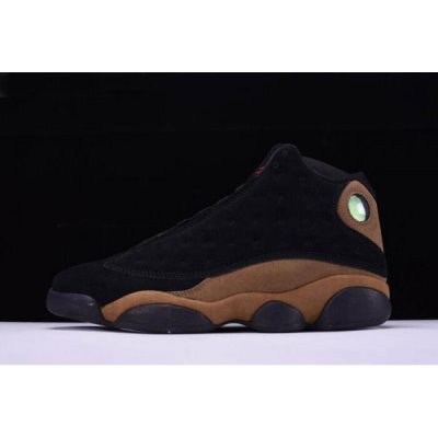 Nike Erkek Air Jordan 13 Zeytin Yeşili / Siyah / Kırmızı / Açık Zeytin Yeşili Basketbol Ayakkabısı -